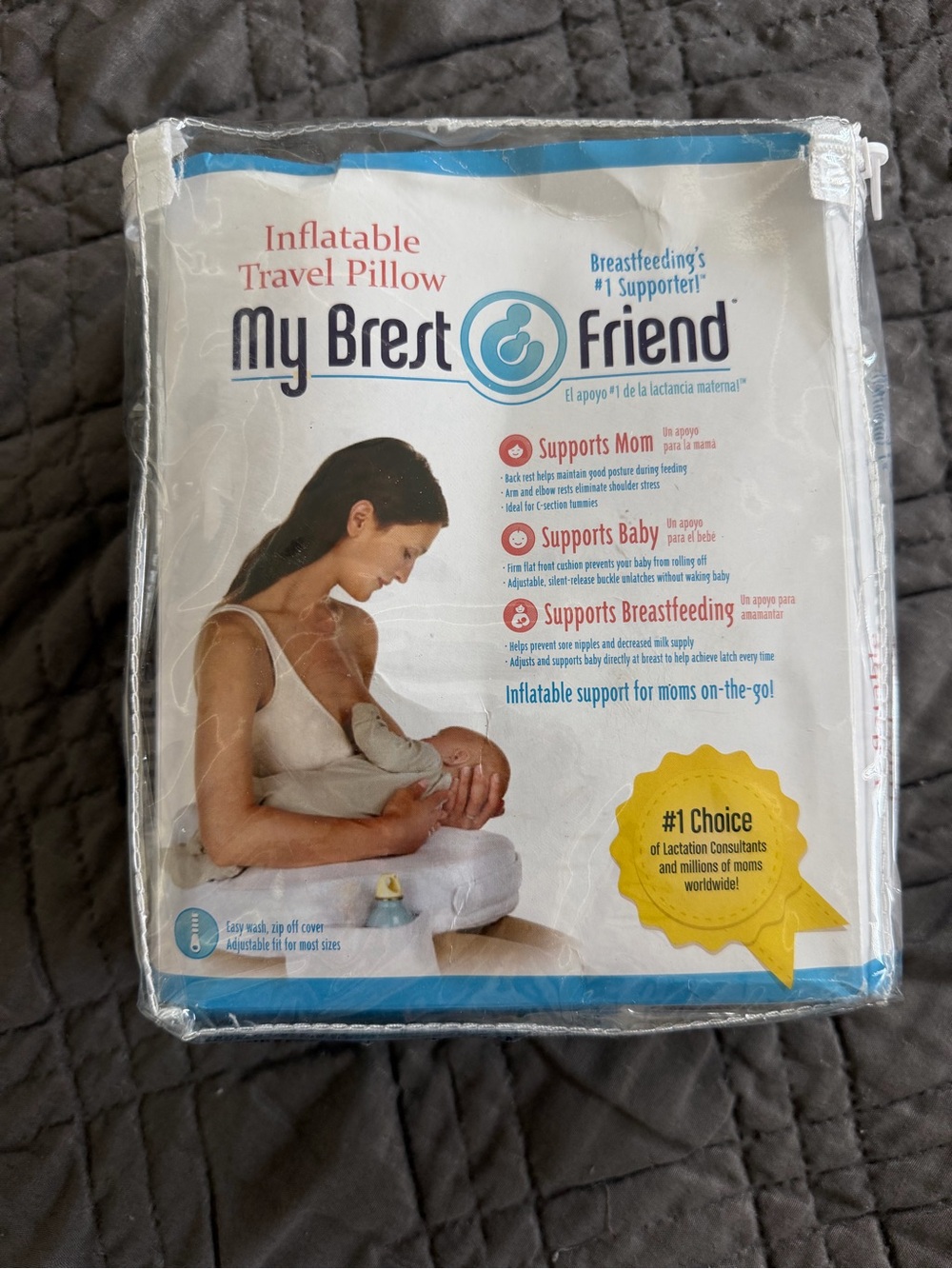 My Brest Friend - Inflatable Travel Nursing Pillow